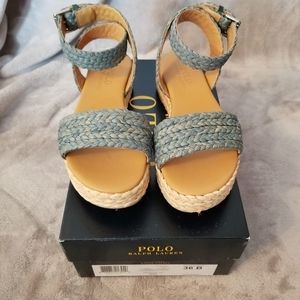 Polo Ralph Lauren espadrille size 6. Never worn